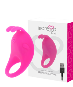 MORESSA - ANILLO RECARGABLE DE SILICONA BRAD PREMIUM ROSA