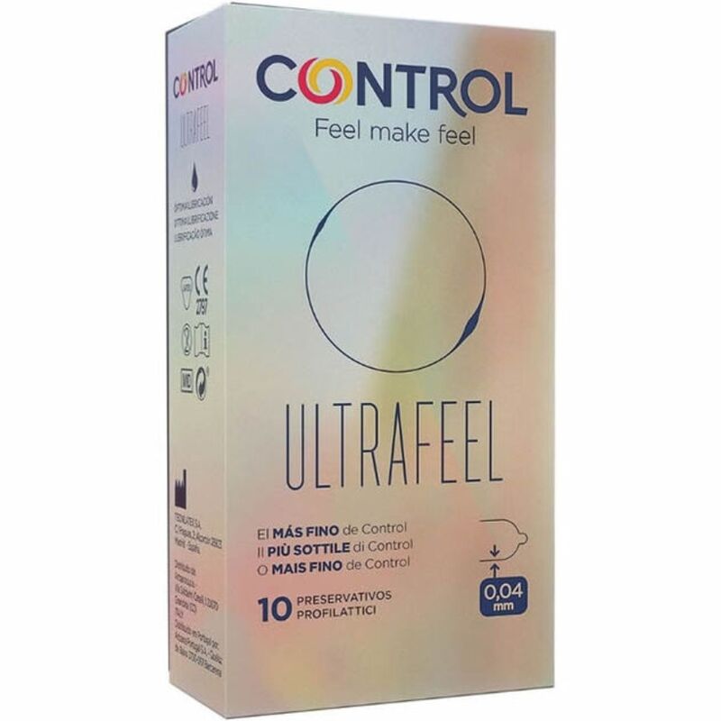 CONTROL - PRESERVATIVOS FINOS ADAPTA FINISSIMO ULTRAFEEL 10 UDS