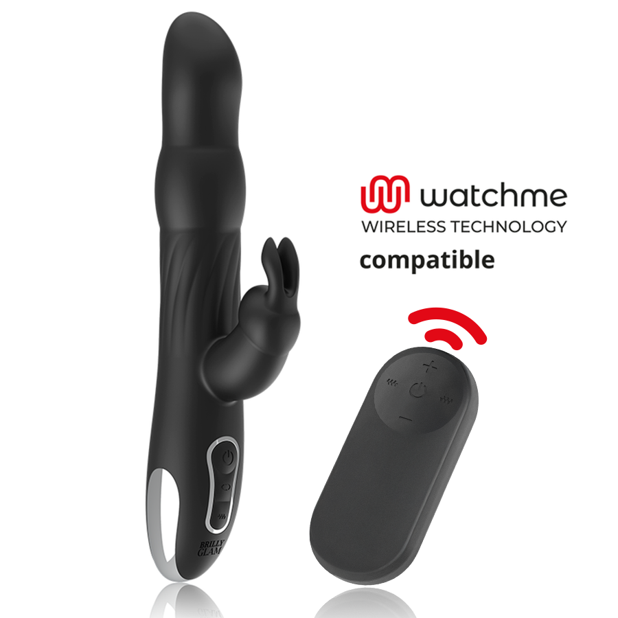 BRILLY GLAM - MOEBIUS RABBIT VIBRATOR ROTATOR COMPATIBLE CON WATCHME WIRELESS TECHNOLOGY