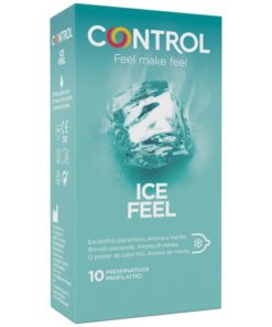 CONTROL - ICE FEEL PRESERVATIVOS EFECTO FRIO 10 UNIDADES